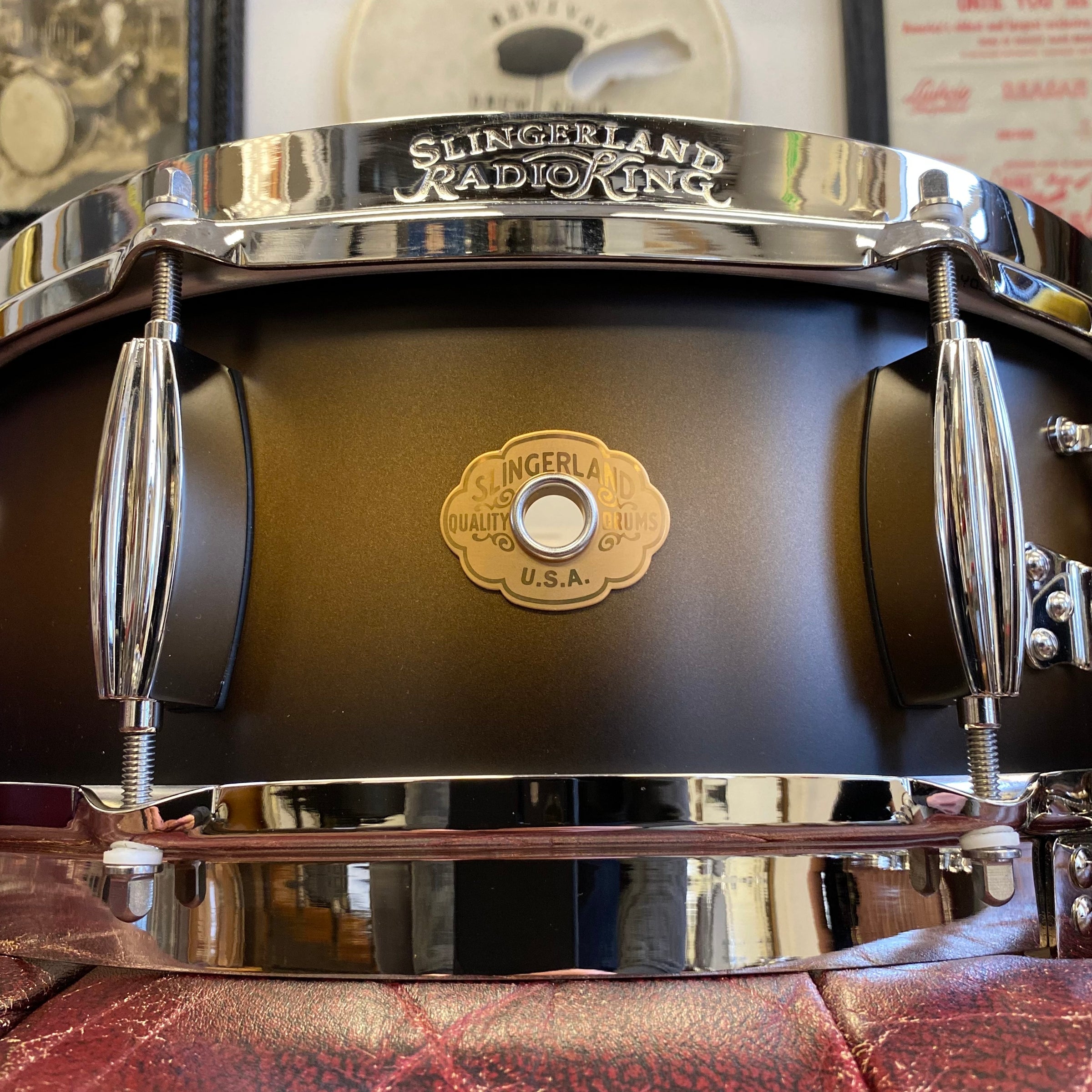 Slingerland Limited Edition Radio King Snare Drum, 5x14